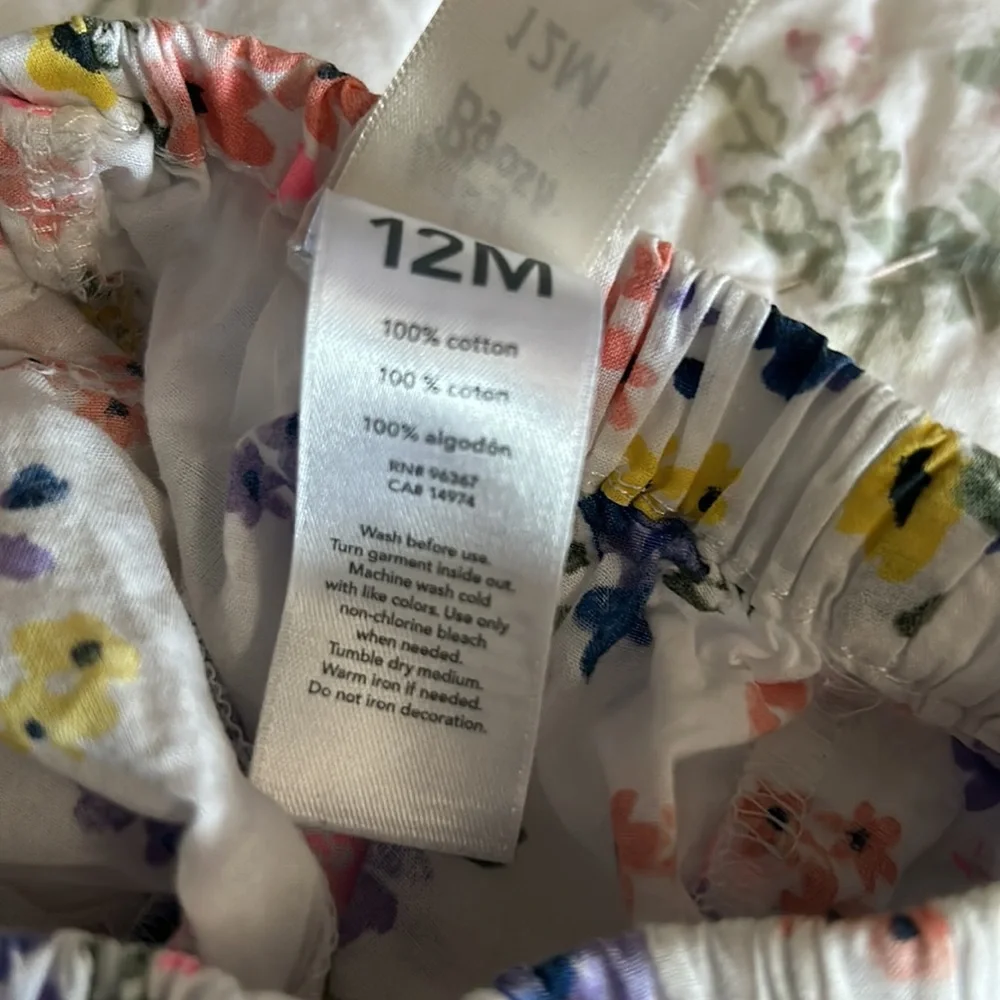 12month Cotton Diaper Cover